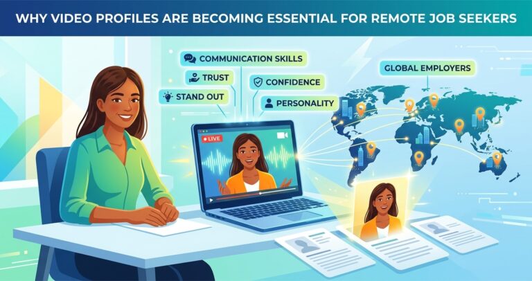 Why Video Profiles Are Becoming Essential for Remote Job Seekers