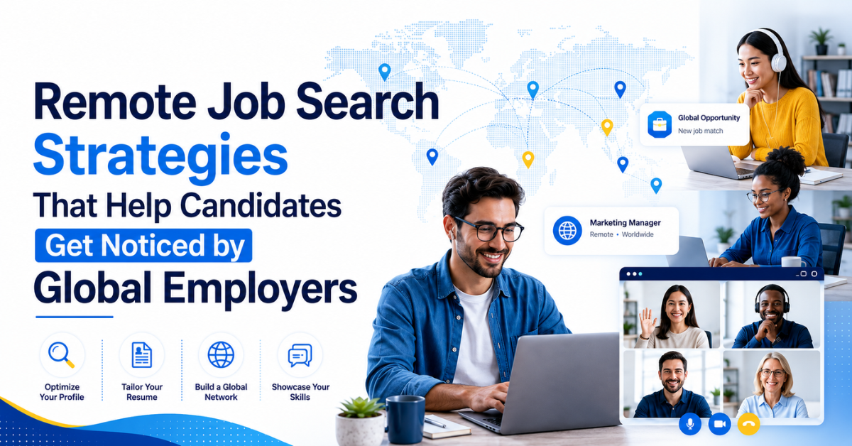 Remote Job Search Strategies That Help Candidates Get Noticed by Global Employers